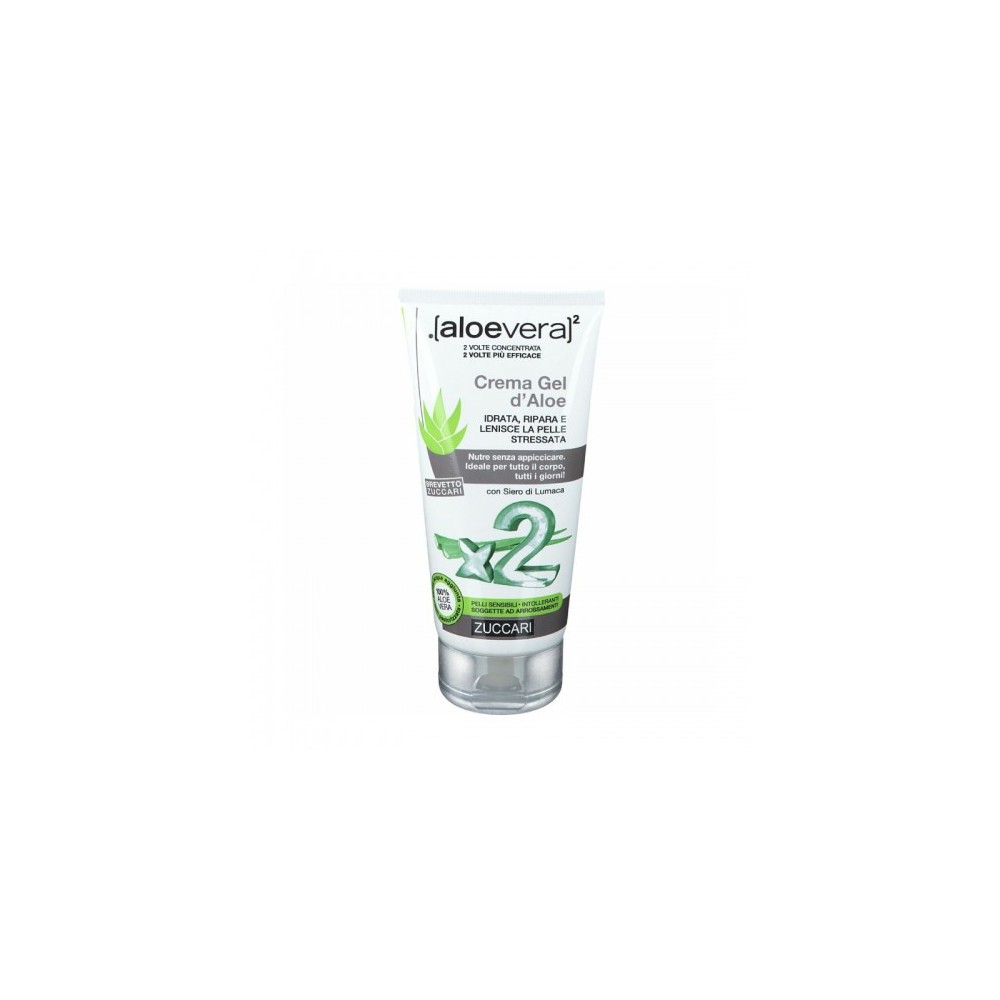 Zuccari Aloevera2 Crema Gel D'Aloe Idrata E Lenisce La Pelle Sensibile 150 Ml 