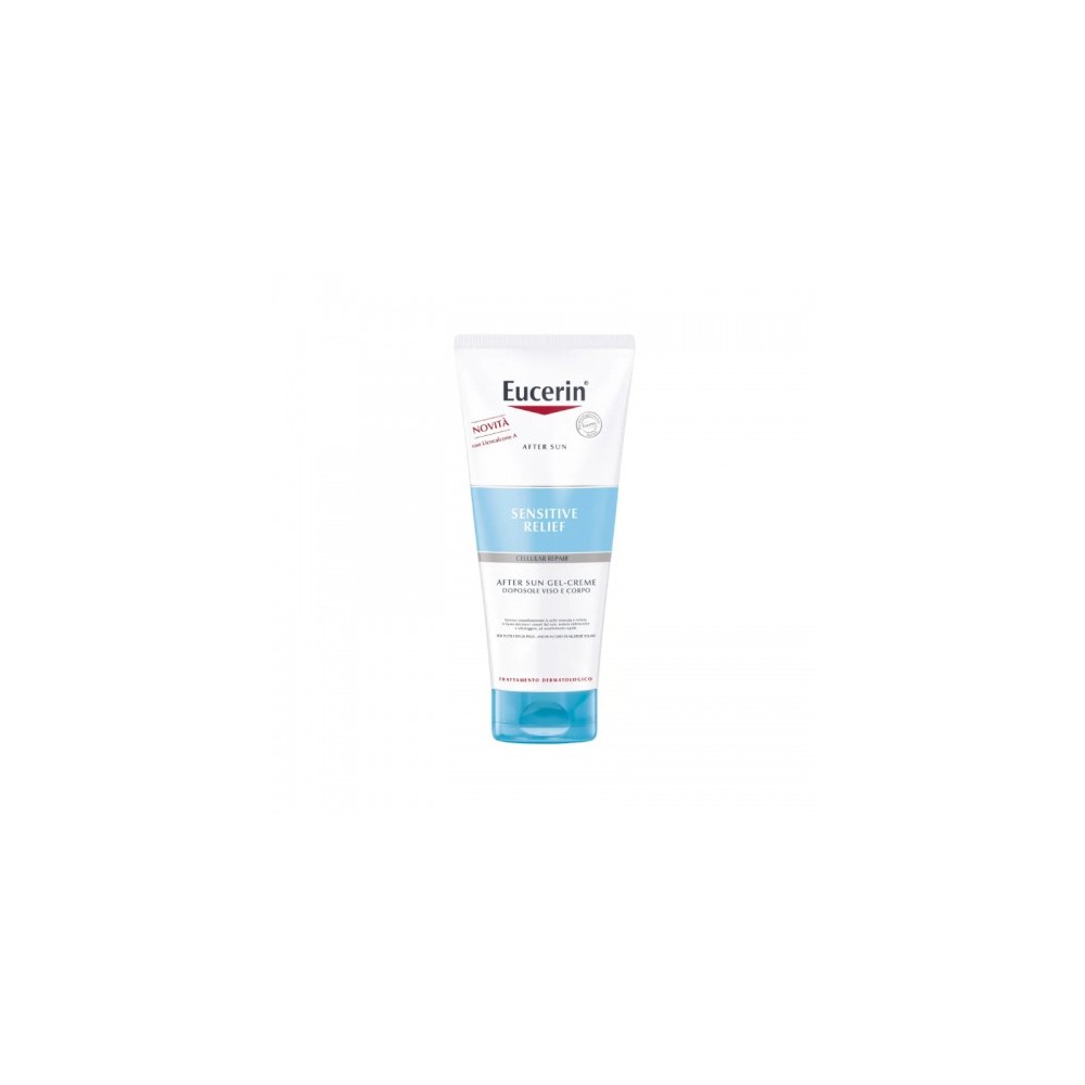 Eucerin Sensitive Relief Crema-Gel Doposole Viso E Corpo 200 Ml 