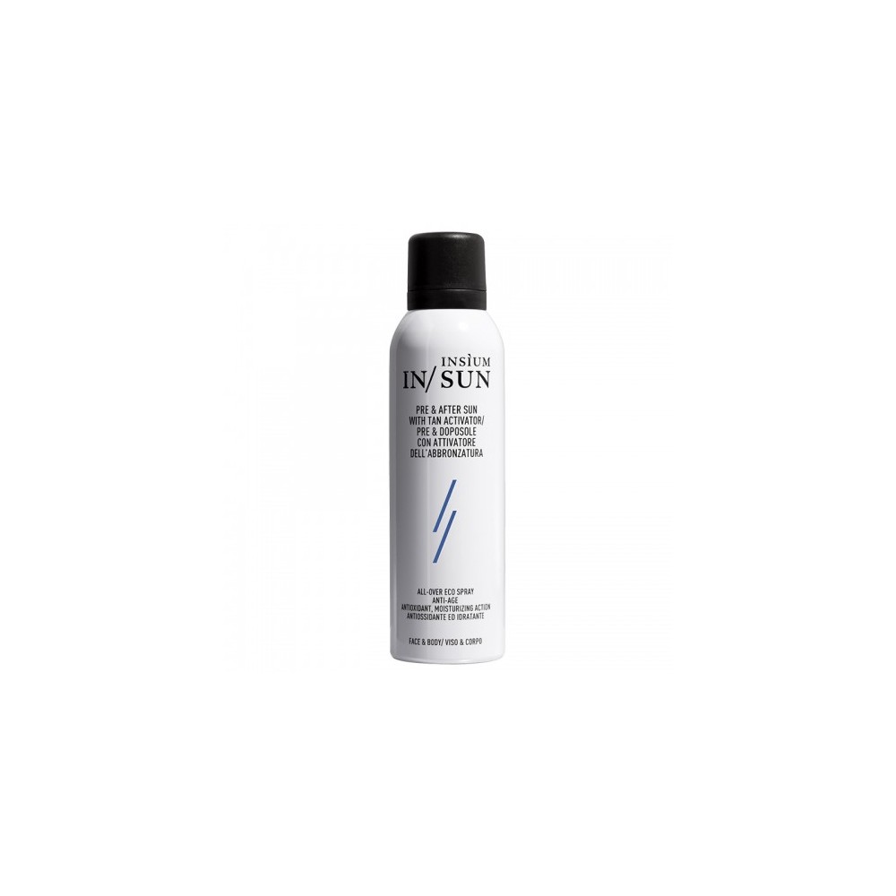 Insium In/ Sun Pre & Doposole Con Attivatore Dell'Abbronzatura 150 Ml Spray 
