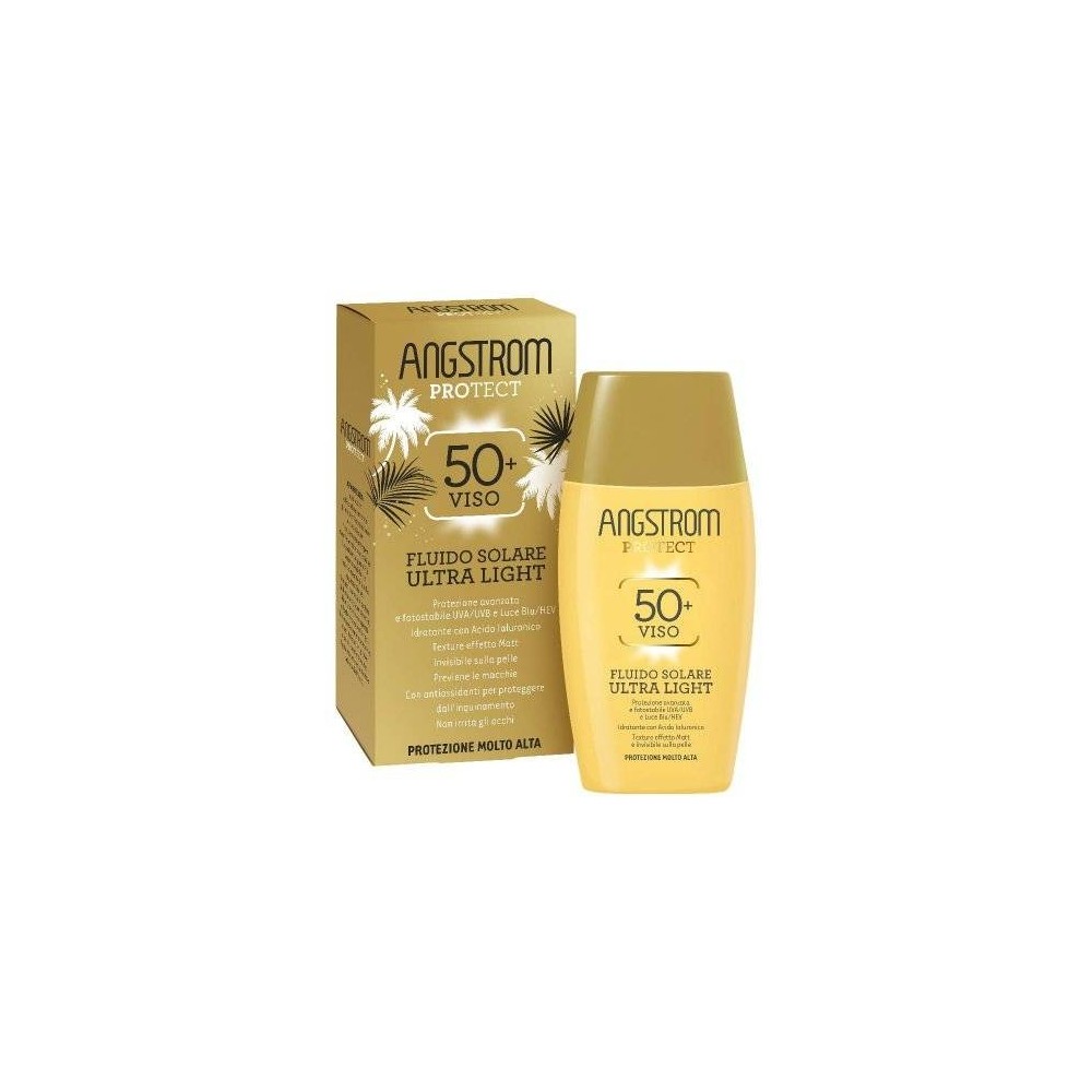 Angstrom Spf50+ Fluido Solare Ultra Light 40 Ml 