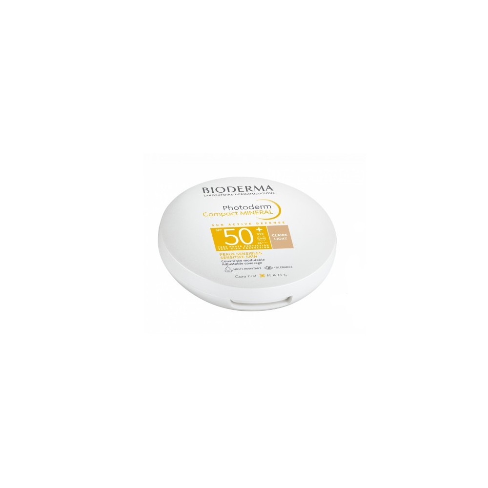 Bioderma Photoderm Compact Minéral Spf50+ Protezione Solare Tonalità Chiara 