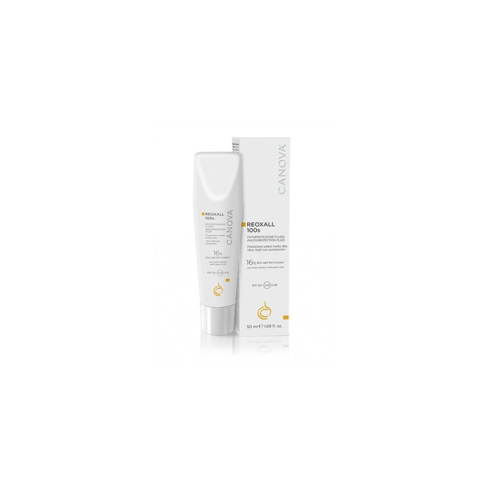 Canova Reoxall 100S Fotoprotezione Fluida Spf50+ Protezione Molto Alta 50 Ml 
