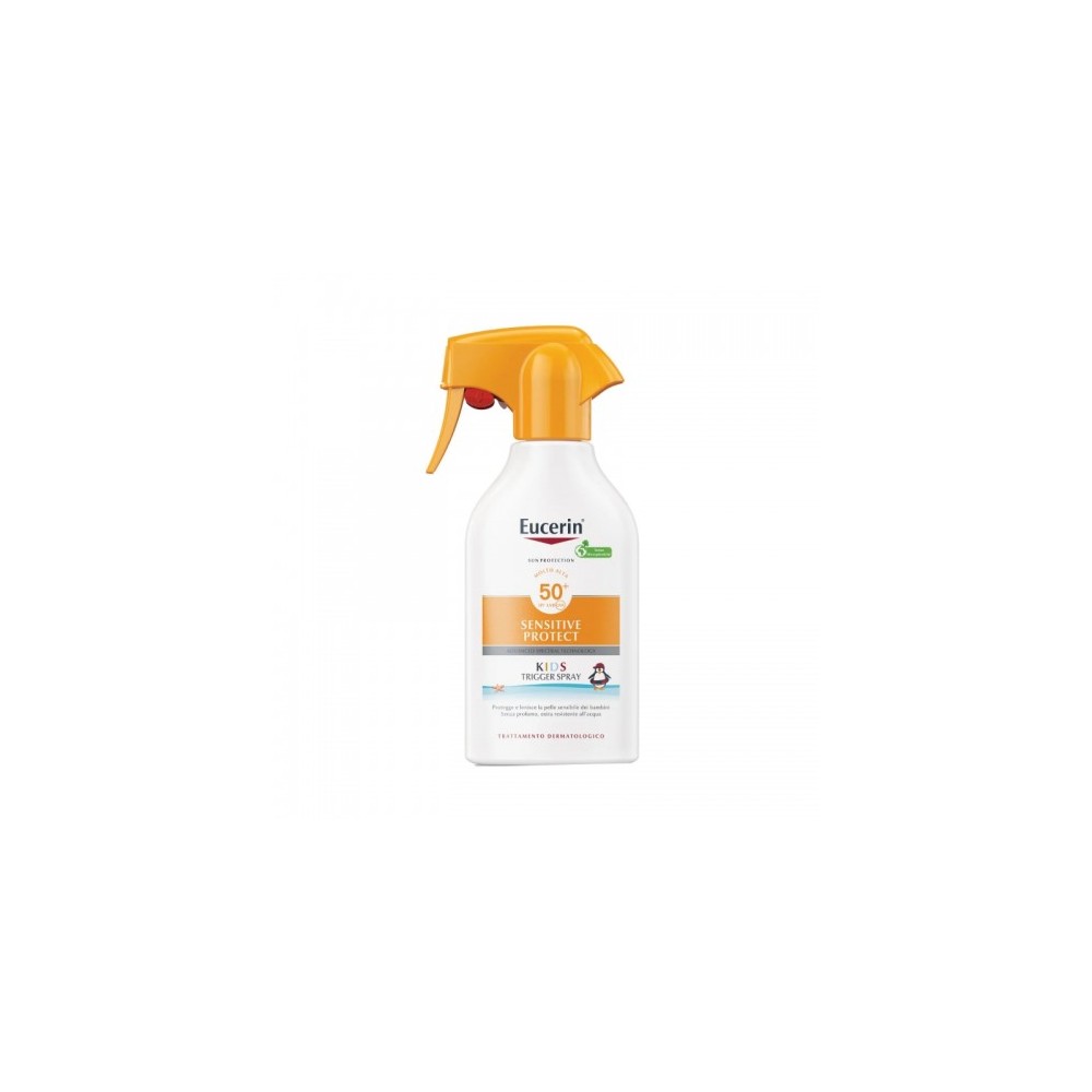 Eucerin Sensitive Protect Spf50+ Kids Sun Spray Trigger 250 Ml 