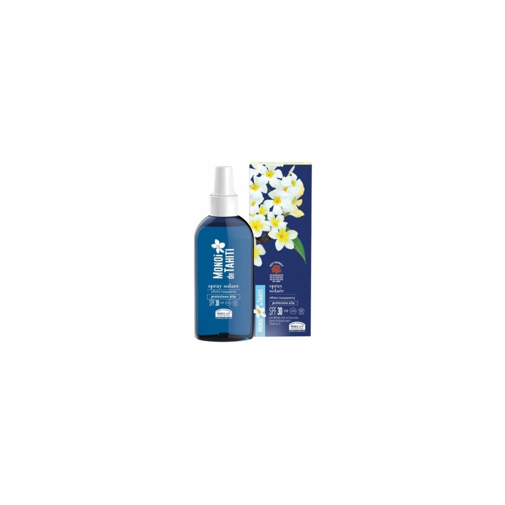 Helan Monoi De Tahiti Spf30 Spray Solare Trasparente 150 Ml 