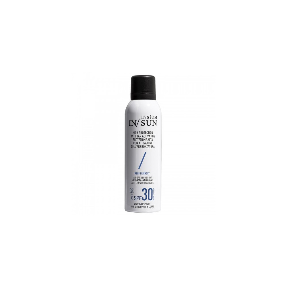 Insium In/ Sun Protezione Solare Alta Spf30 Con Attivatore Dell'Abbronzatura 150 Ml Spray 