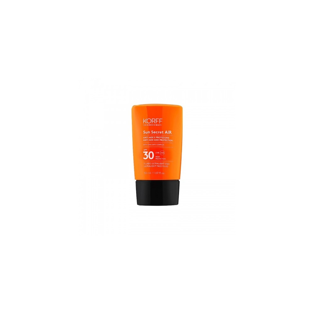 Korff Sun Secret Air Spf30 Fluido Solare Ultraleggero Viso 50 Ml 