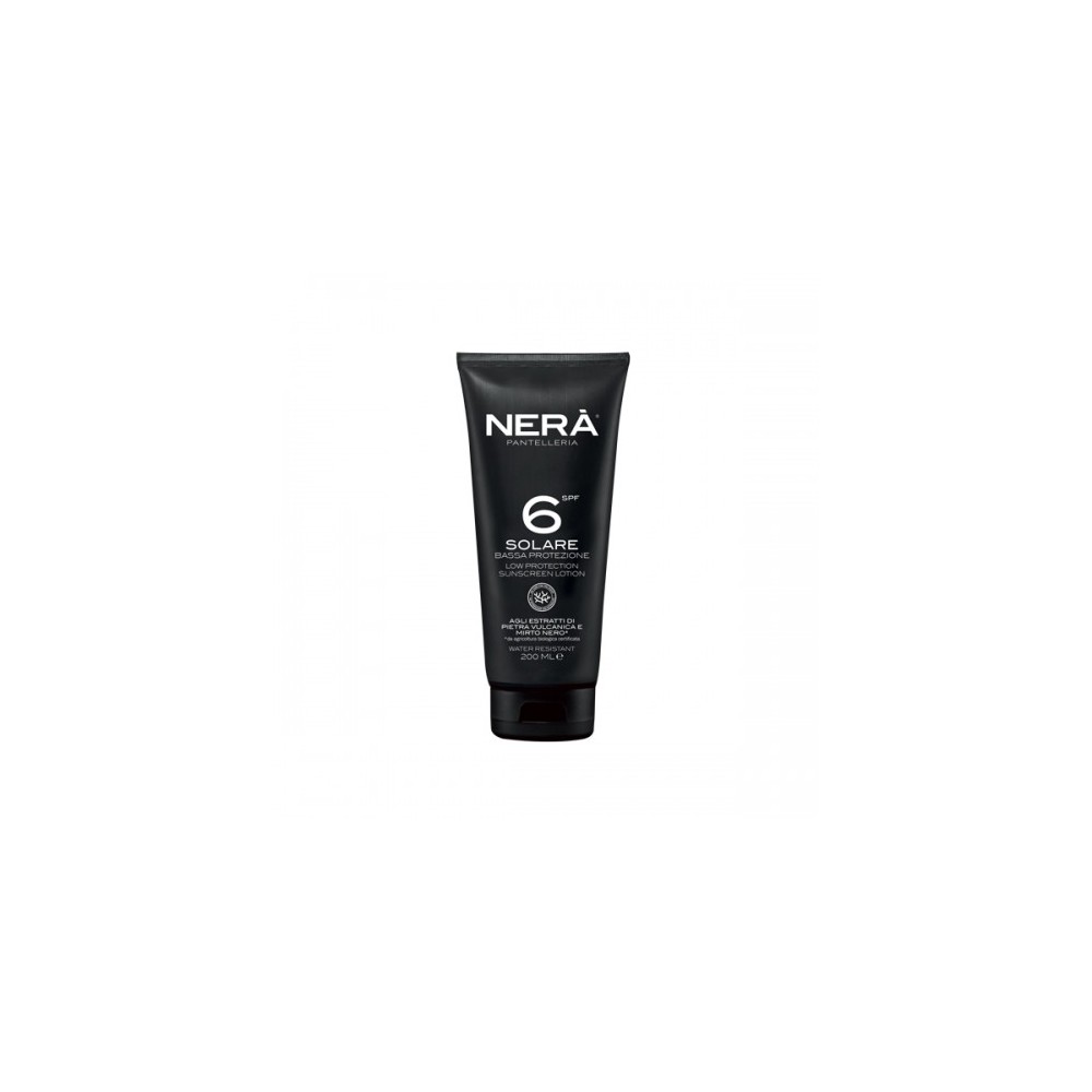 Nera Crema Solare Spf6 Protezione Bassa 200 Ml 