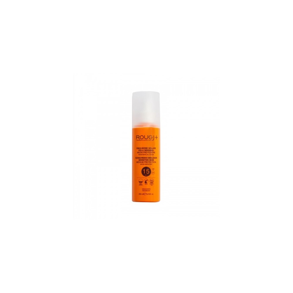 Rougj Protezione Solare Spf15 Per Pelli Sensibili 200 Ml 