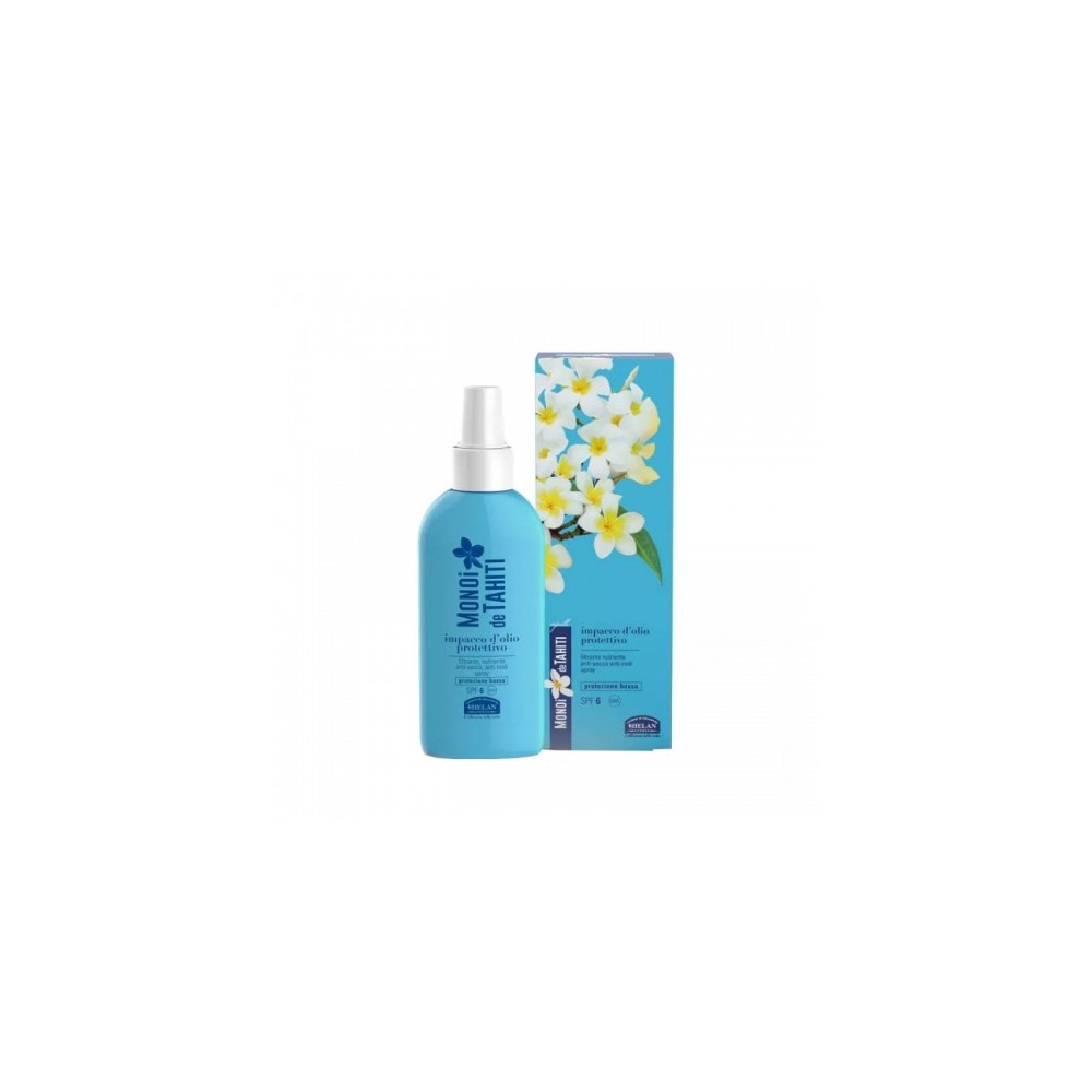 Helan Monoi De Tahiti Spf 6 Impacco D'Olio Protettivo 100 Ml Spray 