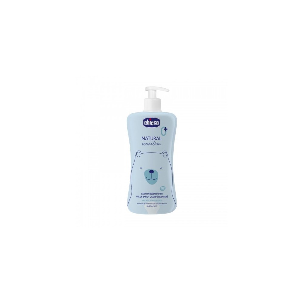 Chicco Natural Sensation Detergente Corpo E Capelli 500 Ml 