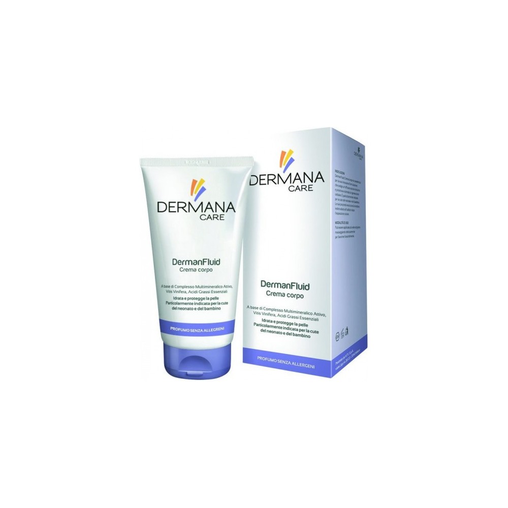 Dermana Dermanfluid Crema Idratante E Lenitiva Per Il Corpo Dei Bambini 50 Ml 