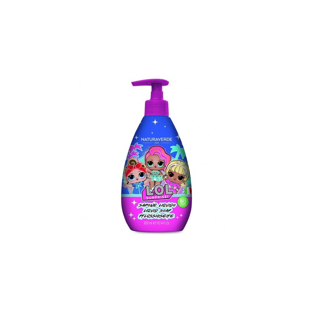 Naturaverde Sapone Liquido Per Bambini Con Decorazioni Lol Surprise 300 Ml 