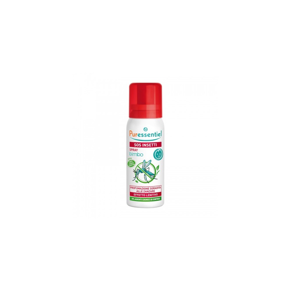 Puressentiel Sos Insetti Spray Bimbo Antipuntura Repellente E Lenitivo 60 Ml 