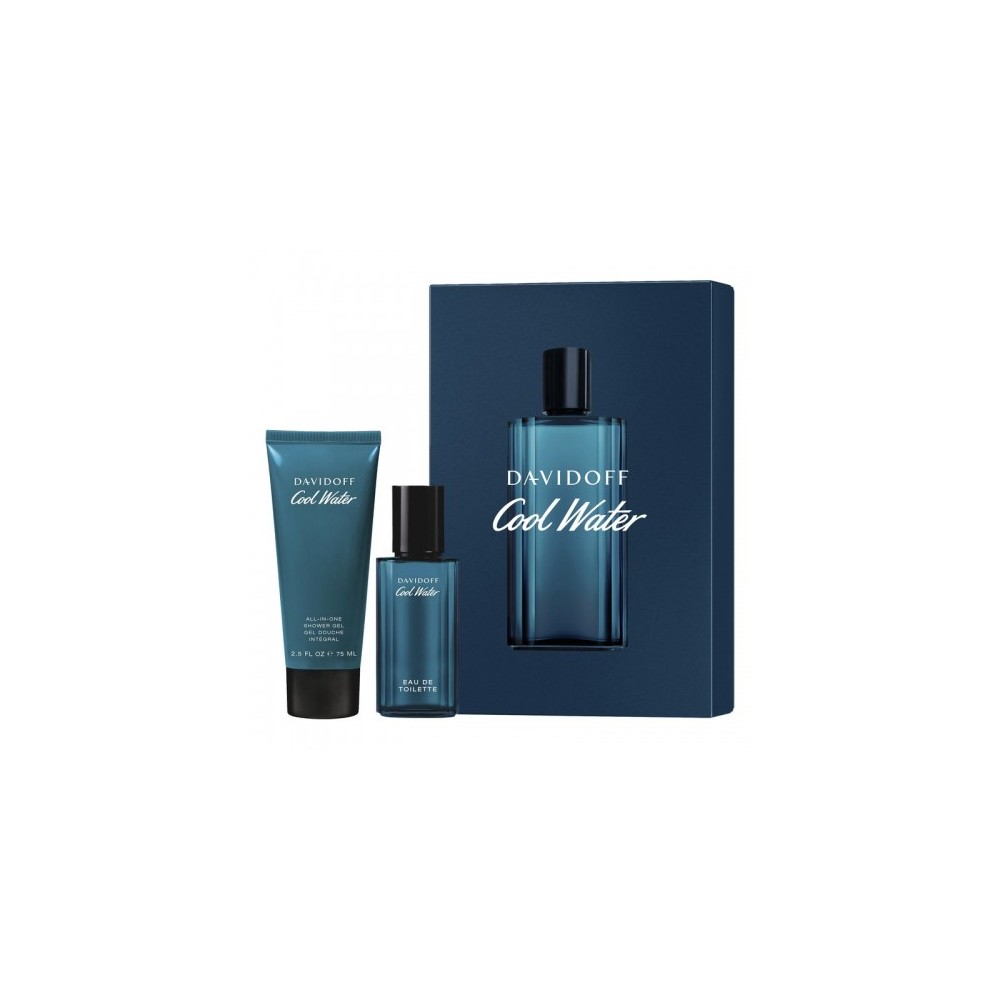 Davidoff Cofanetto Cool Water Eau De Toilette Uomo 45 Ml + Gel Doccia 75 Ml 