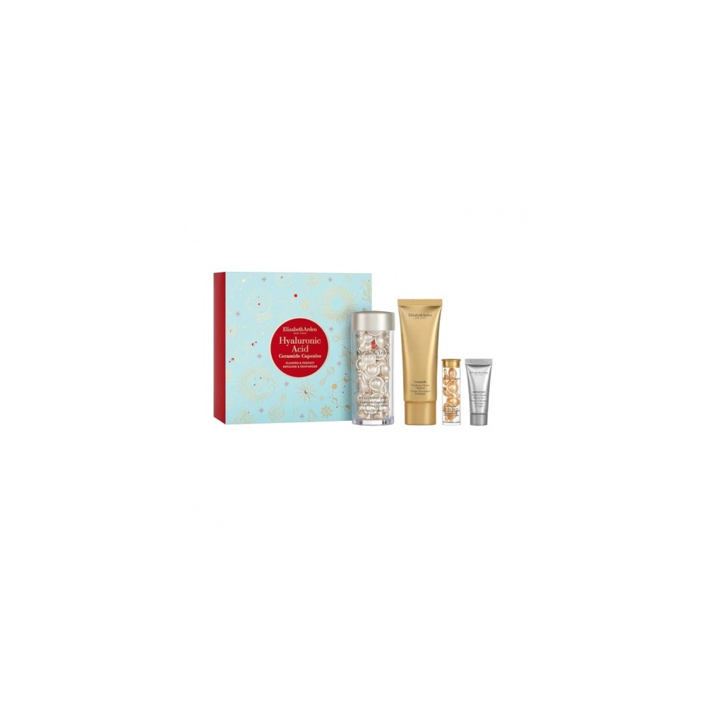 Elizabeth Arden Cofanetto Hyaluronic Acid Ceramide Capsules Siero Idratante Rimpolpante 
