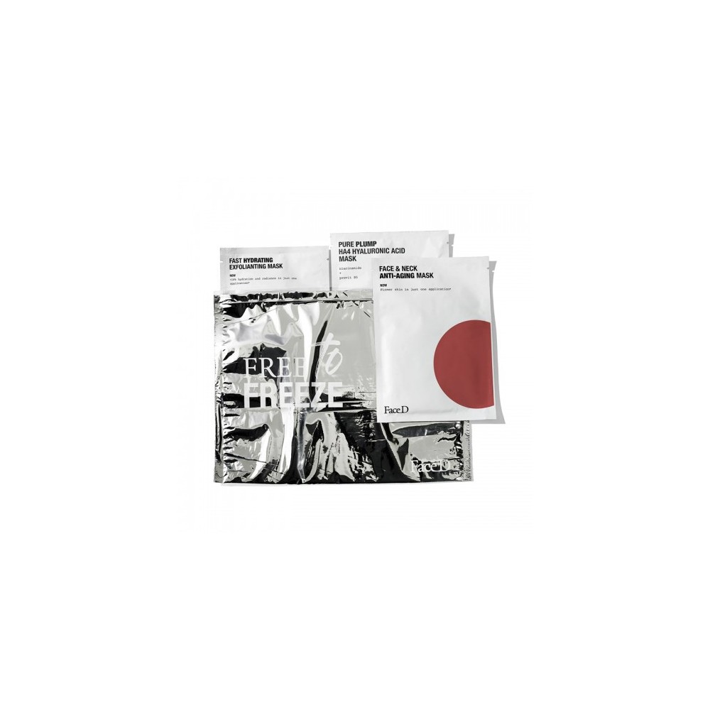 Face D Free To Freeze Bag 3 Maschere Esfolianti Antiage 