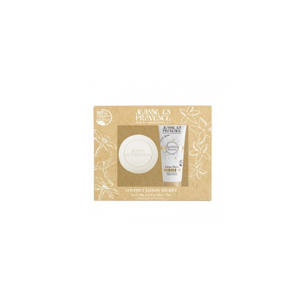 Jeanne En Provence Jasmin Secret Crema Mani 75 Ml + Sapone Solido 100 G 