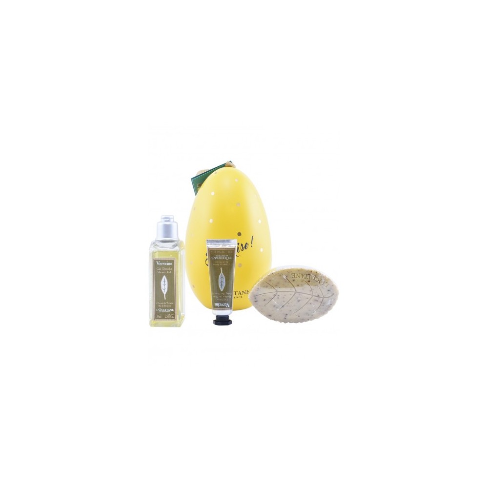 L'Occitane Cofanetto Verveine Gel Doccia 70 Ml + Crema Mani 30 Ml + Sapone 75 G 