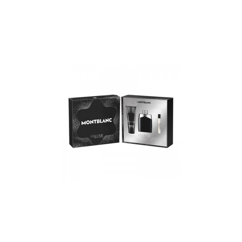 Mont Blanc Cofanetto Legend Eau De Toilette 100 Ml + Edt Travel Size 7,5 Ml + Shower Gel 100 Ml 