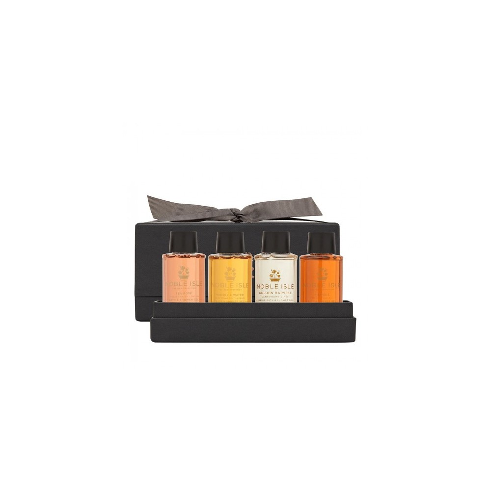 Noble Isle Cofanetto Fragrance Sampler 4 Gel Doccia Da 30 Ml 