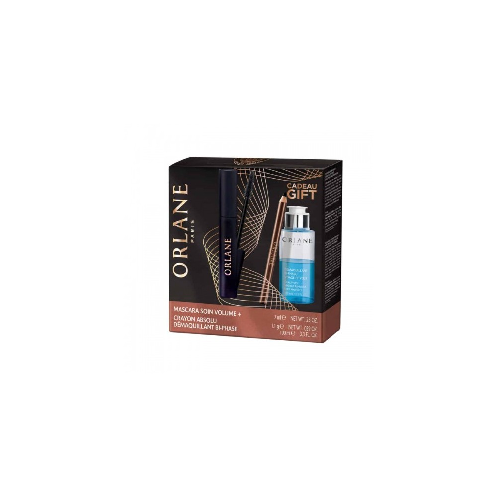 Orlane Cofanetto Mascara Soin Volume 7Ml + Crayon Absolu + Demaquillant Bi-Phase 100Ml 