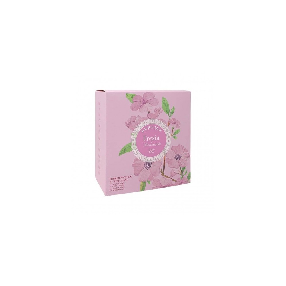 Perlier Cofanetto Fresia Di Lanzatore Crema Mani 100 Ml + Elisir Di Profumo 100 Ml 