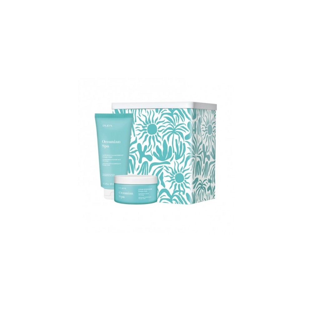Pupa Oceanian Spa Kit 1 Scrub Detergente Corpo E Latte Doccia Nutriente 