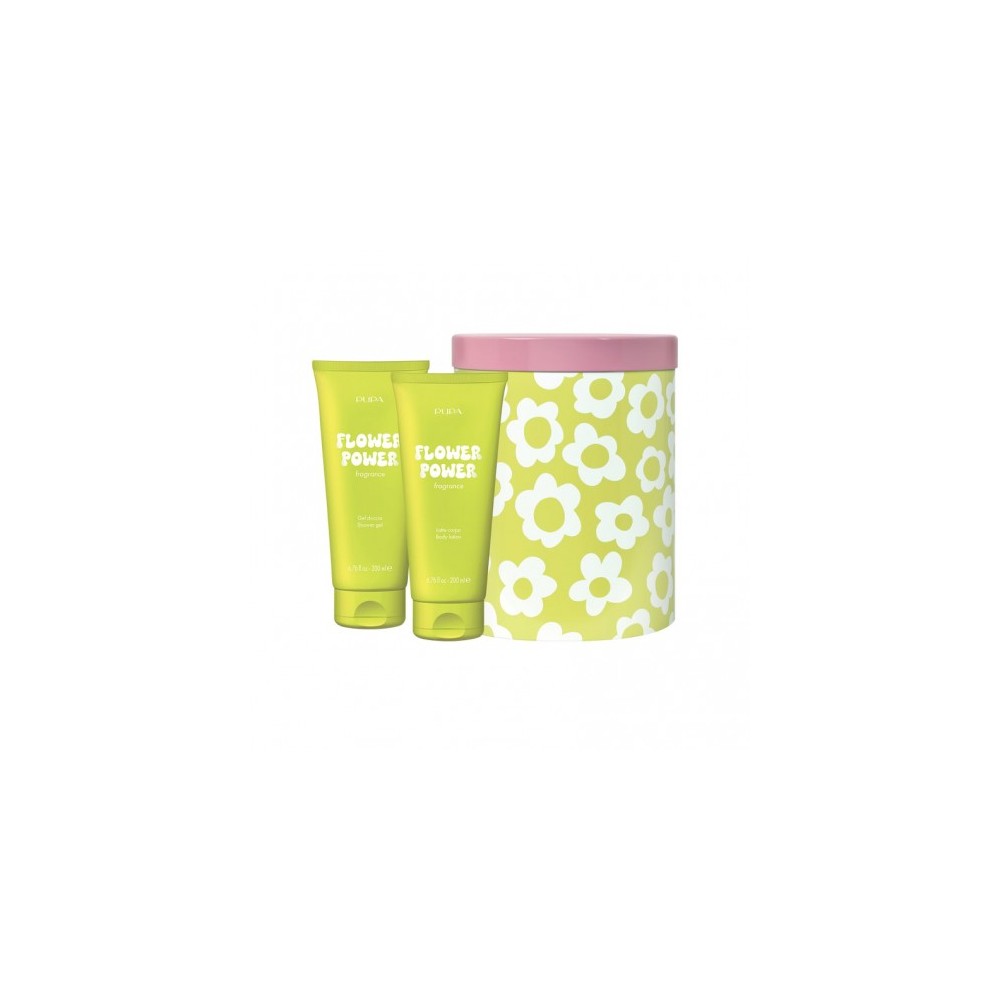 Pupa Happy Box Kit 1 Gel Doccia E Latte Corpo N. 004 Flower Power 