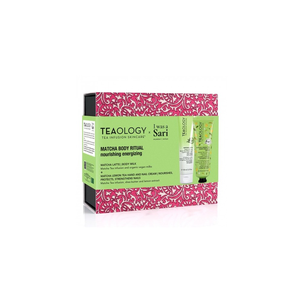 Teaology Cofanetto Matcha Body Ritual Crema Mani 75 Ml + Latte Corpo 100 Ml 