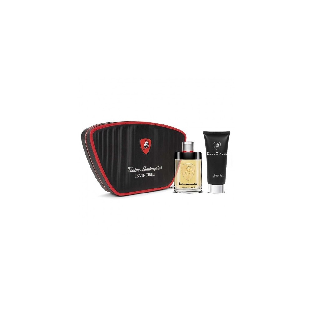 Tonino Lamborghini Set Regalo Invincibile Edt Uomo 75 Ml + Shower Gel 100 Ml 