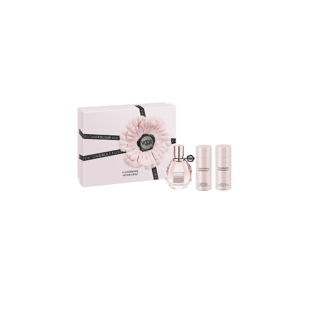 Viktor & Rolf Cofanetto Flowerbomb Edp + Shower Gel + Latte Corpo 
