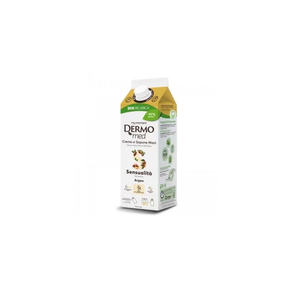 Dermomed Sensualità Crema Di Sapone Mani All'Argan Ecoricarica Da 900 Ml 