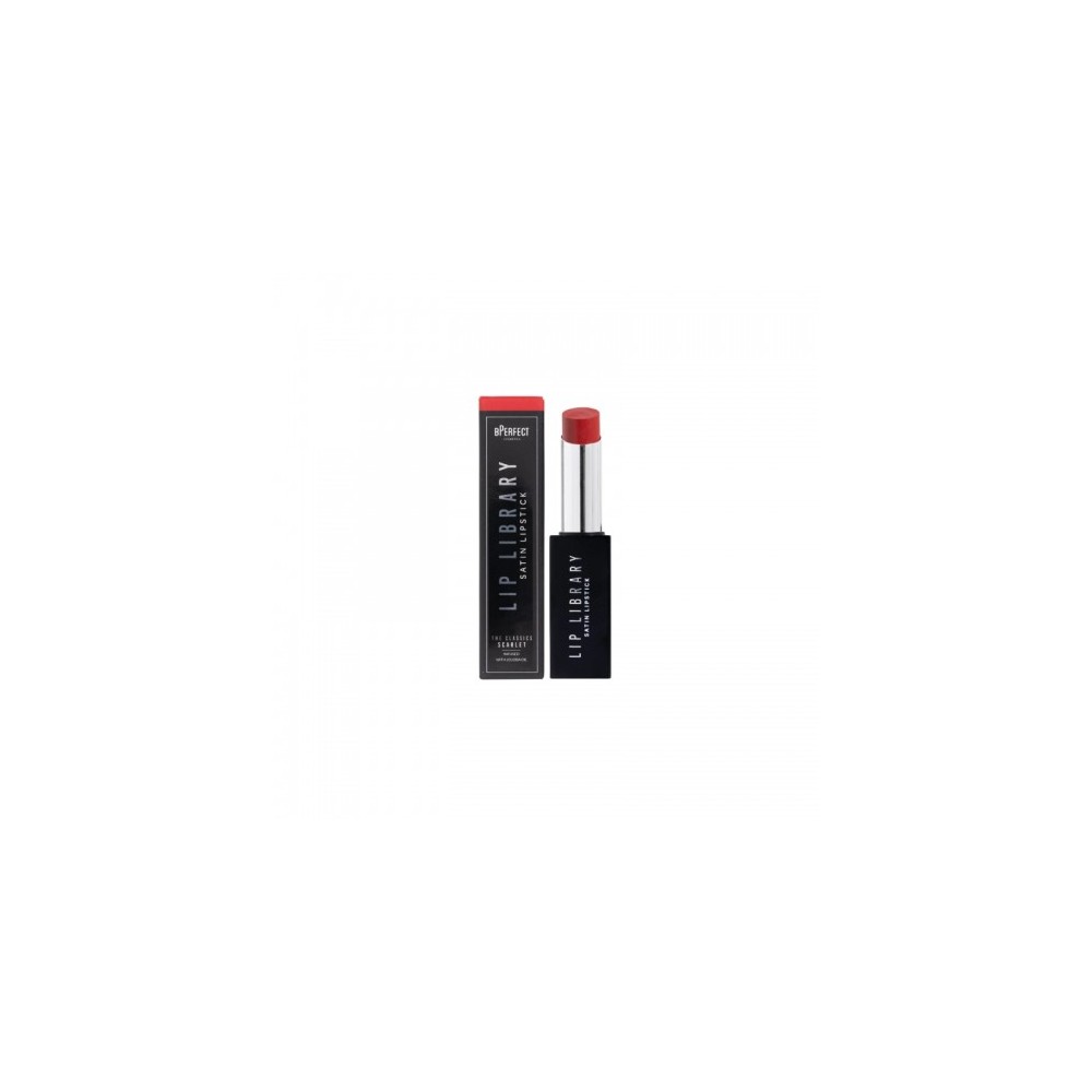 Bperfect Lip Library Satin Lipstick Rossetto Satinato Scarlet 