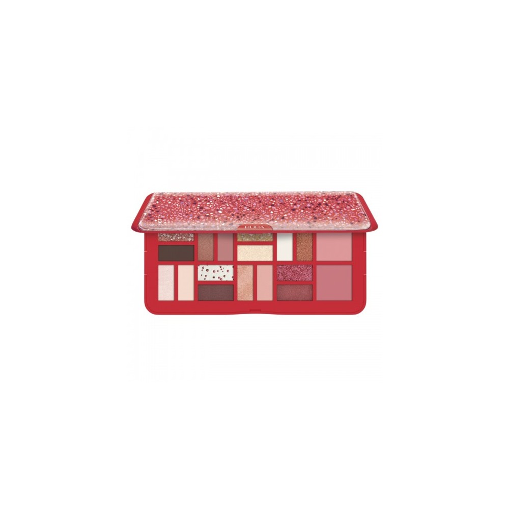 Pupa L Stoneland Palette Multifinish N. 004 Red 