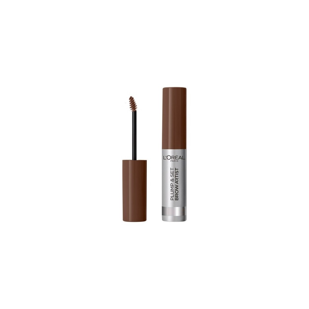L'Oreal Paris Plump & Set Brow Artist Mascara Per Sopracciglia N. 105 Brunette 