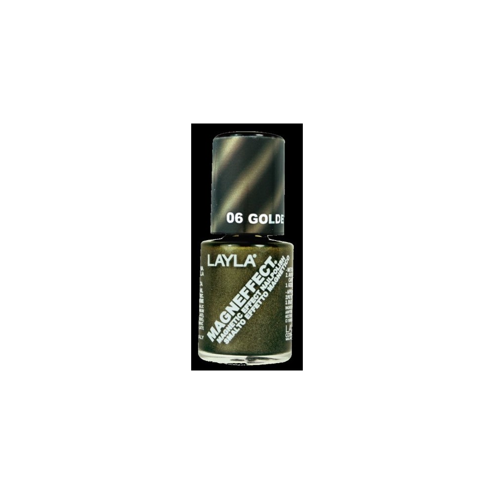 Layla Smalto Per Unghie Magneffect Effetto Magnetico N06 Golden Nugget 