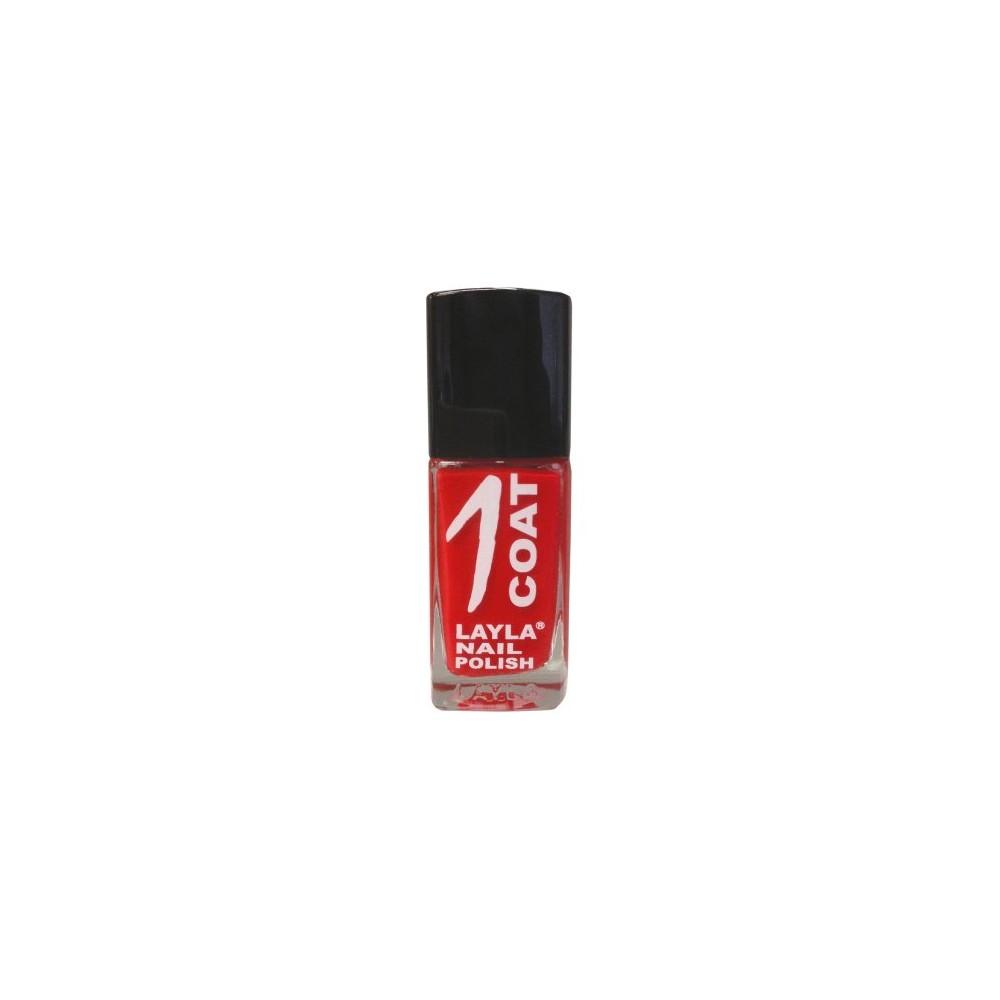 Layla 1 Coat Nail Polish Smalto 6 Red Explosion 
