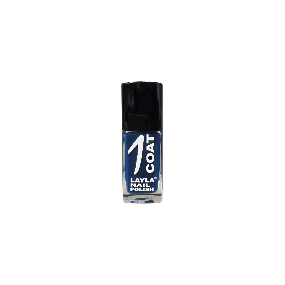 Layla 1 Coat Nail Polish Smalto 8 Surf Blu 
