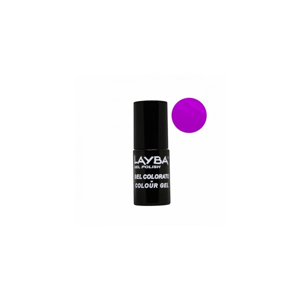 Layla Layba Gel Polish Smalto Semipermanente N. 643 Purple Shock 