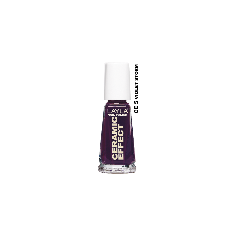 Layla Smalto Per Unghie Ceramic Effect 05 Violet Storm 