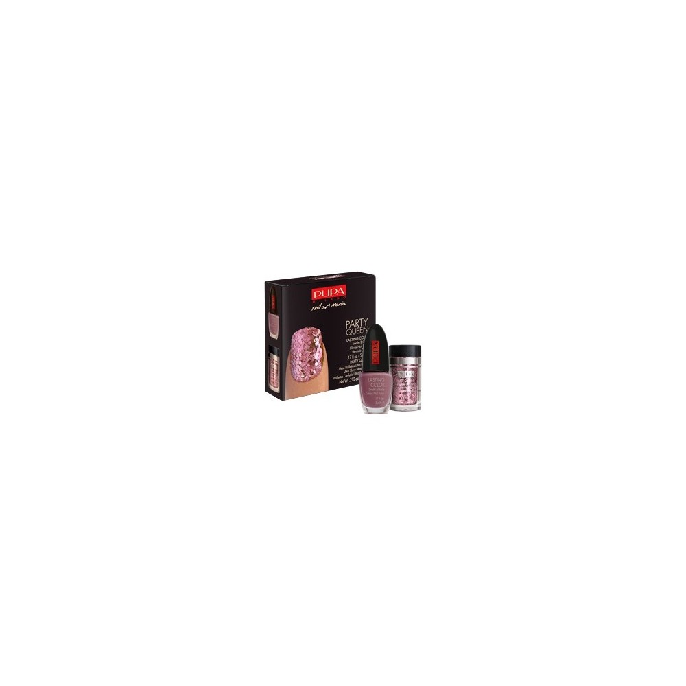 Pupa Party Queen Nail Art Kit 03 Pink Party Kit Smalto 