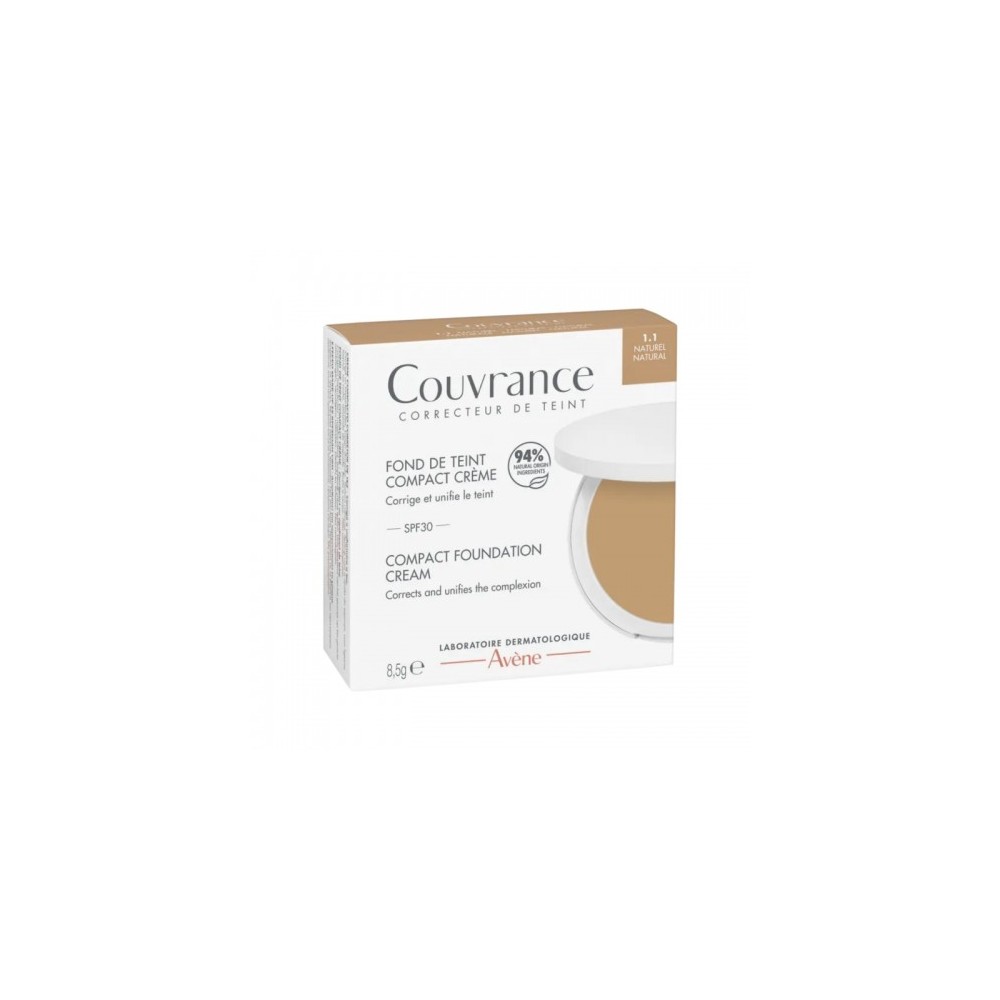Avene Couvrance Fondotinta Compatto In Crema N. 1.1 Naturel 