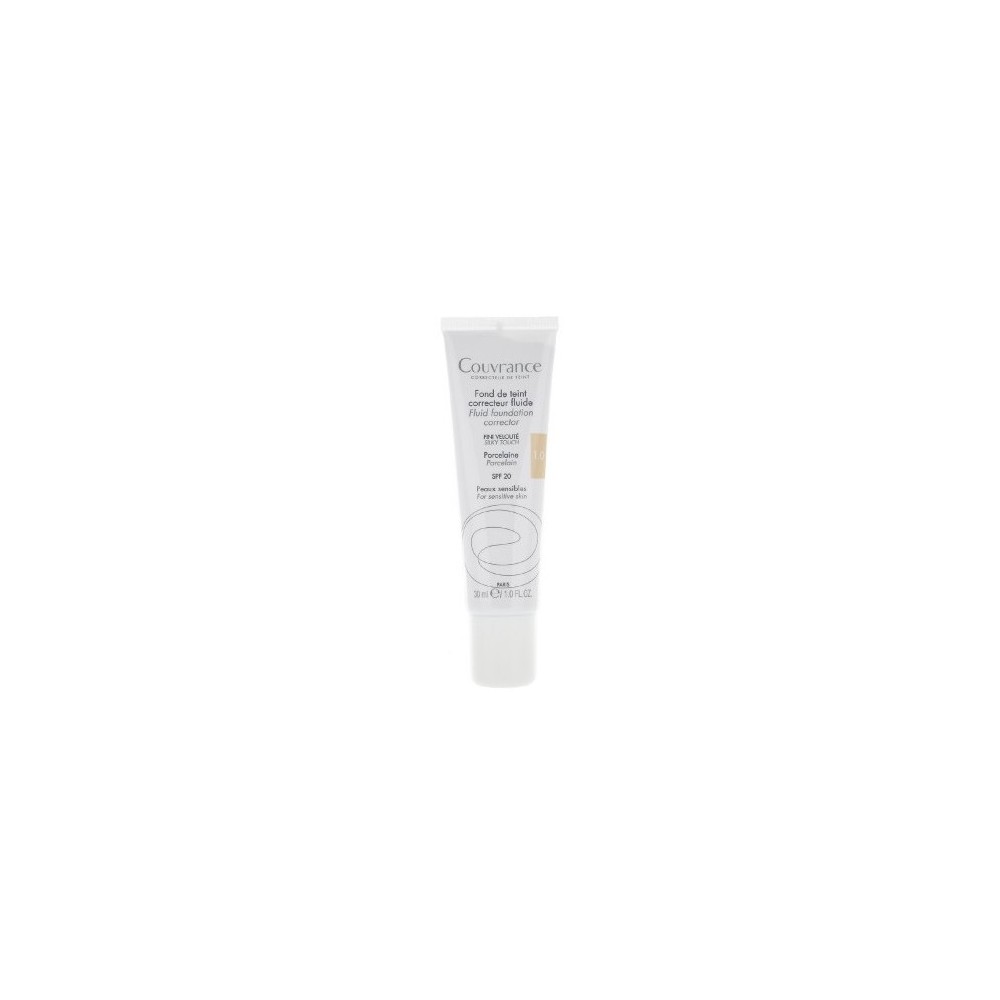 Avene Couvrance Fondotinta Fluido Per Pelli Sensibili N.01 Porcellana 