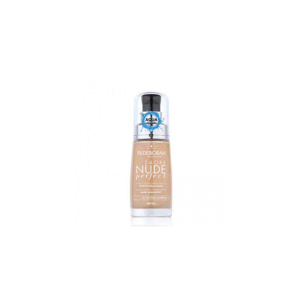 Deborah 24 Ore Perfect Nude Fondotinta N.02 Beige 