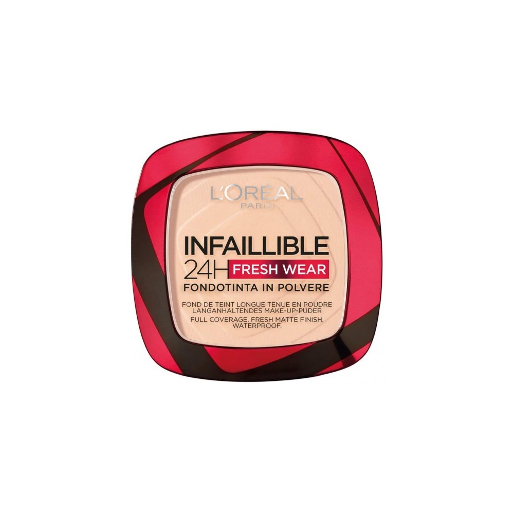 L'Oreal Paris Infaillible 24H Fresh Wear Fondotinta In Polvere N.180 Rose Sand 