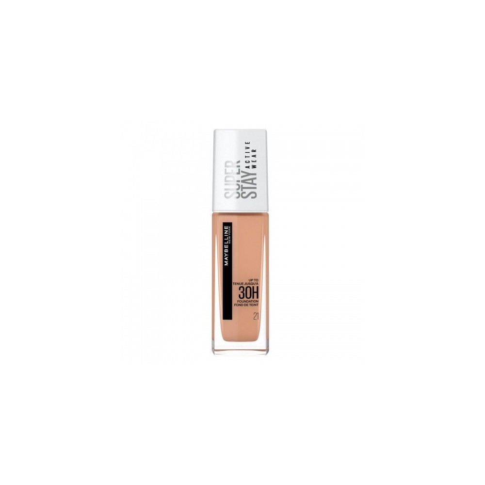 Maybelline Super Stay Active Wear 30H Fondotinta Liquido N. 21 Nude Beige 
