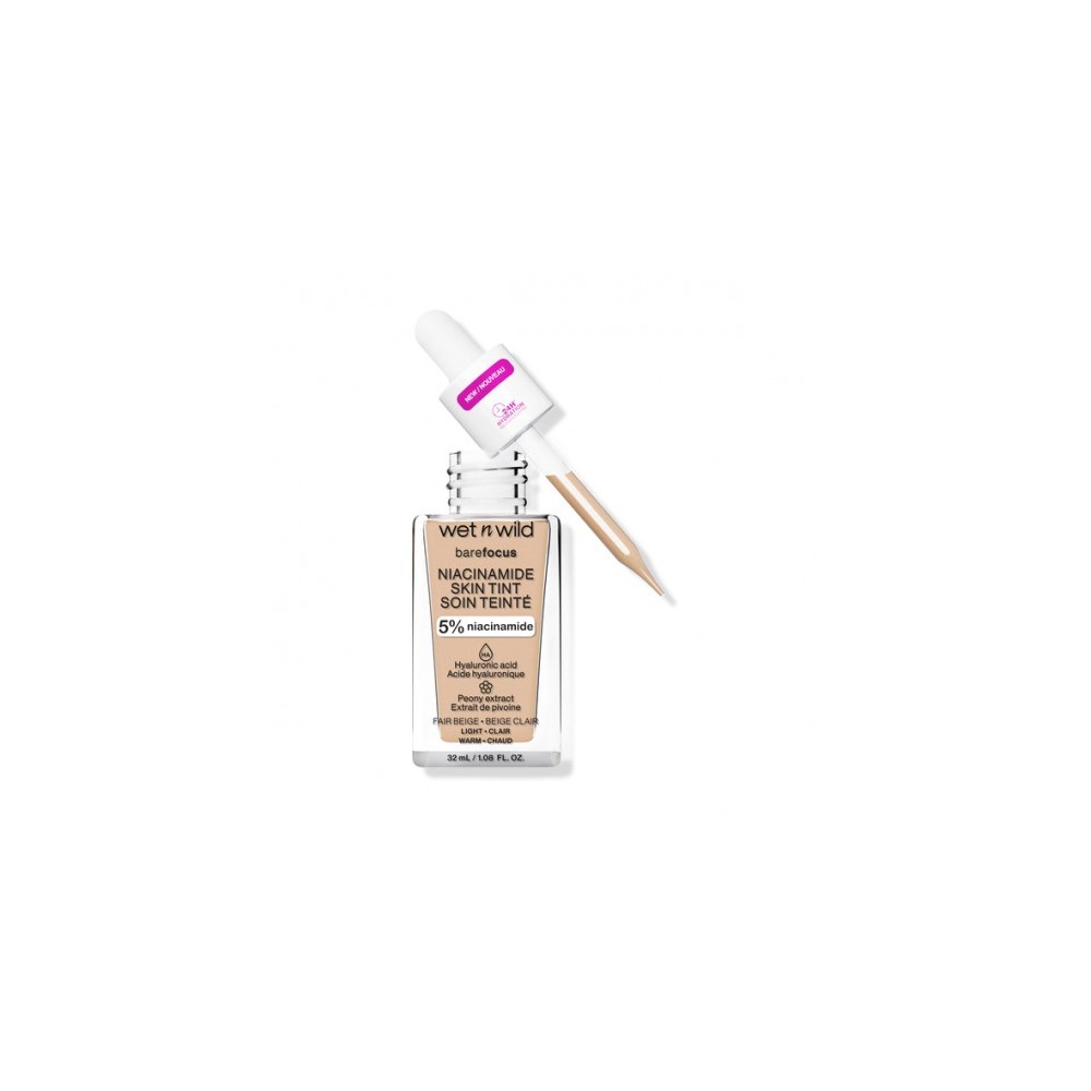 Wet N Wild Bare Focus Fondotinta Con Niacinamide Fair Beige 
