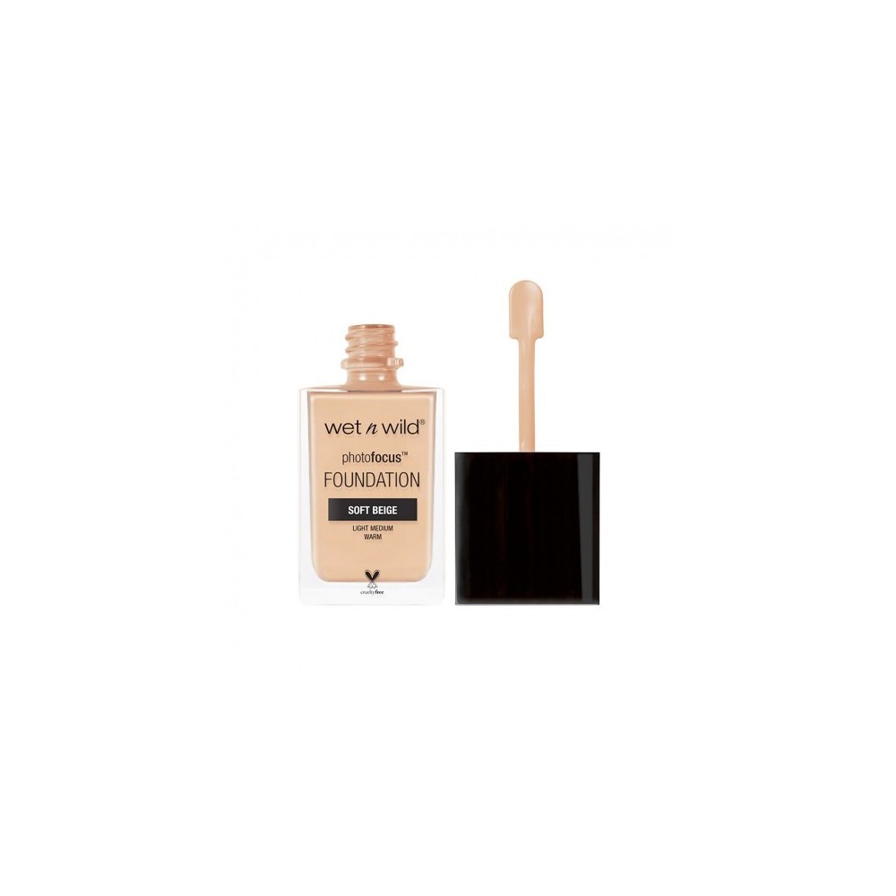 Wet N Wild Photofocus Foundation Fondotinta Liquido Soft Beige 
