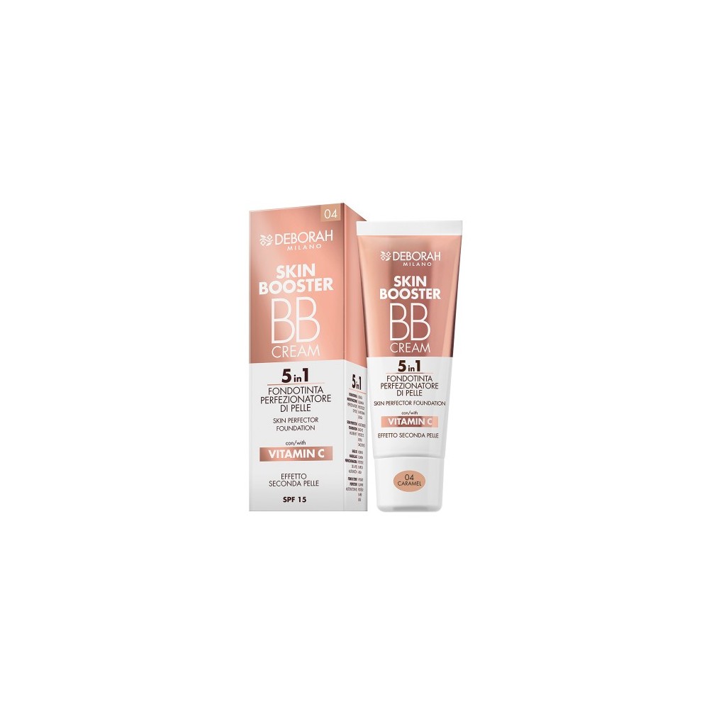 Deborah Skin Booster Bb Cream Fondotinta Perfezionatore Di Pelle N.04 Caramel 
