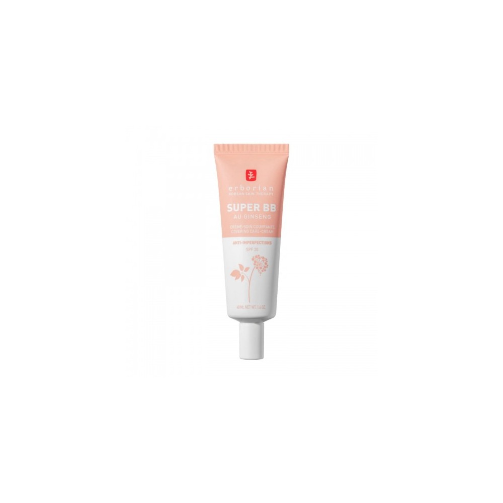 Erborian Super Bb Con Ginseng Crema Viso Coreana Anti-Imperfezioni Clair 40 Ml 